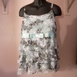 INC International Concepts Ruffled Top 2X